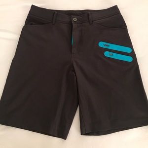 Men’s Black Shorts - Blue Zipper Lulu Lemon